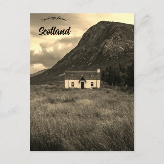 Glencoe Ballachulish Schottland Postkarte (Vorderseite)