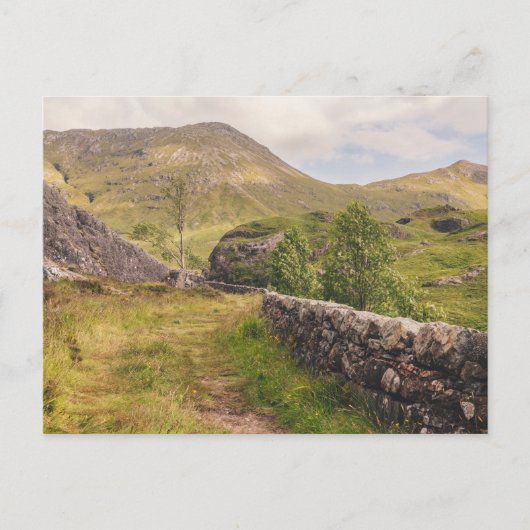 Glencoe Landscape Postkarte (Vorderseite)