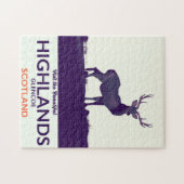 Glencoe, schottische Hochlandurlaubsdruck. Puzzle (Horizontal)