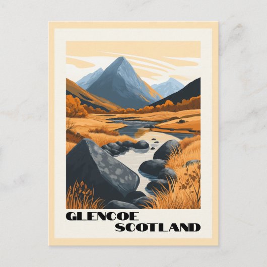 Glencoe, Schottland - Atemberaubende schottische H Postkarte (Vorderseite)
