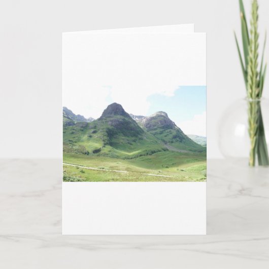 Glencoe, Schottland Feiertagskarte (Vorderseite)