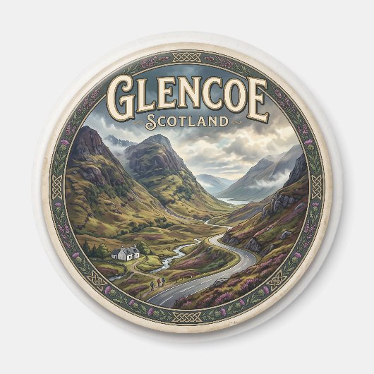 Glencoe Schottland Magnet (Vorne)