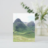Glencoe, Schottland Postkarte (Stehend Vorderseite)