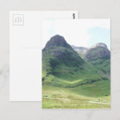 Glencoe, Schottland Postkarte (Vorne/Hinten)
