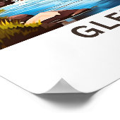 Glencoe Scotland Travel Print Poster (Ecke)