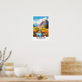 Glencoe Scotland Travel Print Poster (Küche)