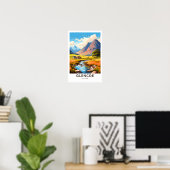 Glencoe Scotland Travel Print Poster (Heimbüro)