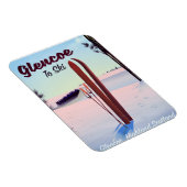 Glencoe to Ski travel poster Magnet (Rechte Seite)