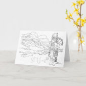 Glencoe Valley Schottland Karte (Gelbe Blume)