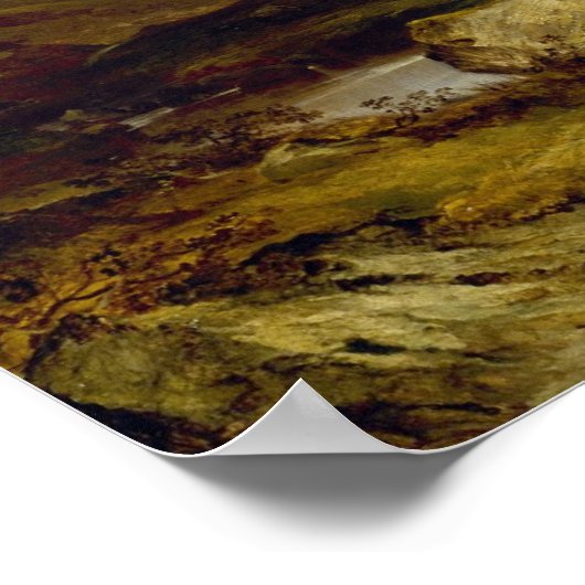 Glencoe von Horatio McCulloch Poster (Ecke)