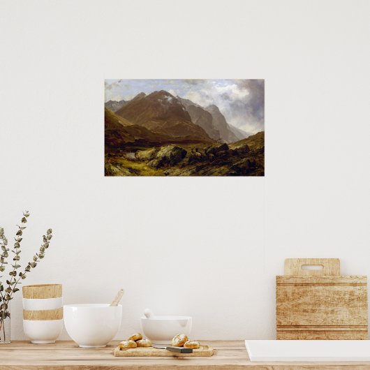 Glencoe von Horatio McCulloch Poster (Küche)