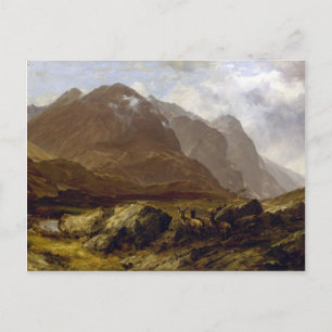 Glencoe von Horatio McCulloch Postkarte