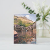 Glencoe Wasserfallpool Feiertagspostkarte (Stehend Vorderseite)