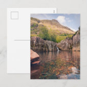 Glencoe Wasserfallpool Feiertagspostkarte (Vorne/Hinten)