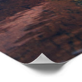 Glencoe Wasserfallpool Poster (Ecke)