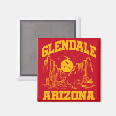 Glendale, Arizona Magnet (Vorderseite/Rückseite)