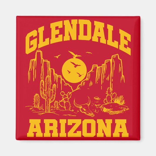 Glendale, Arizona Magnet (Vorne)
