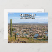 Glendale Arizona Postcard Postkarte (Vorne/Hinten)