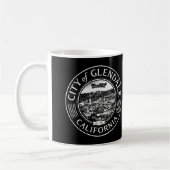 GLENDALE CALIFORNIA - SAN GABRIEL MOUNTAINS KAFFEETASSE (Links)