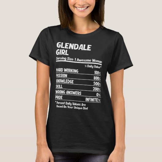 Glendale Girl T-Shirt (Vorderseite)