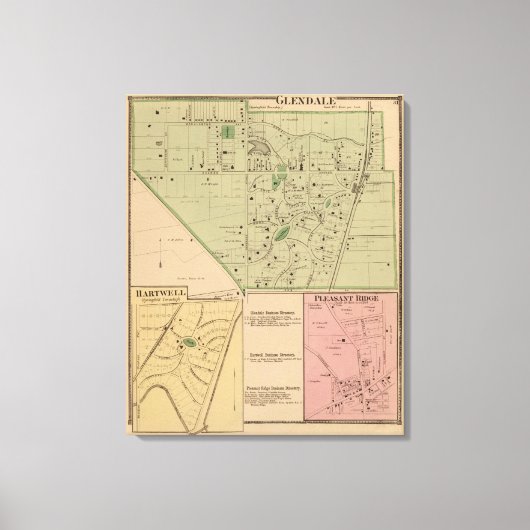 Glendale, Ohio Leinwanddruck (Vorderseite)