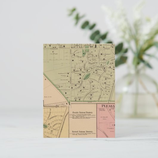 Glendale, Ohio Postkarte (Stehend Vorderseite)