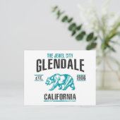 Glendale Postkarte (Stehend Vorderseite)
