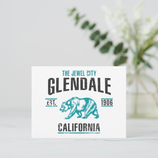 Glendale Postkarte (Stehend Vorderseite)