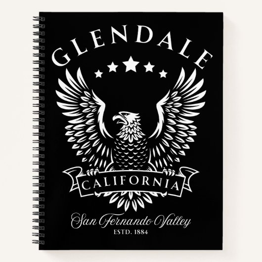 Glendale San Fernando Tal Vintag Notizblock (Vorderseite)