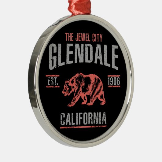 Glendale Silbernes Ornament (Rechts)