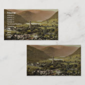 Glendalough Co. Wicklow, Irland classic Fotochr Visitenkarte (Vorne/Hinten)