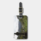 Glendalough keltisches Kreuz Gepäckanhänger (Vorderseite vertikal)