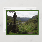 Glendalough (keltisches Kreuz) Postkarte (Vorne/Hinten)