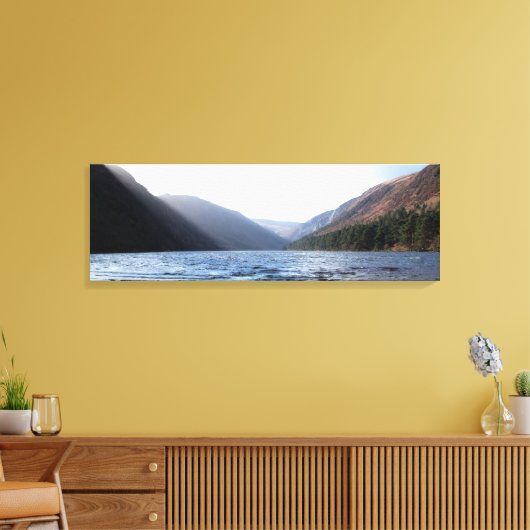 Glendalough - Obersee Leinwanddruck (Insitu (Wohnzimmer))
