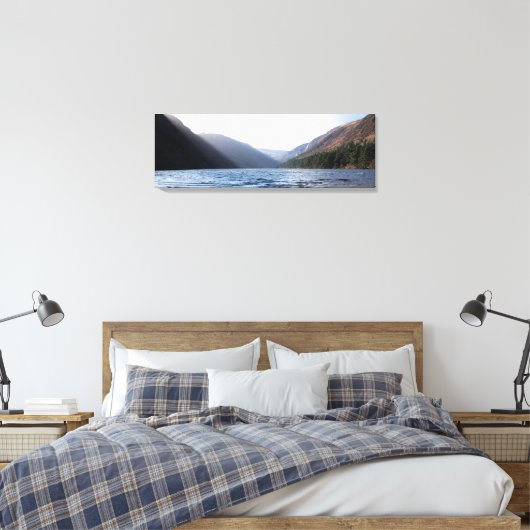 Glendalough - Obersee Leinwanddruck (Insitu (Schlafzimmer))