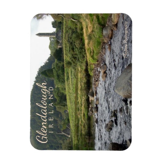 Glendalough Ruins Magnet (Vertikal)