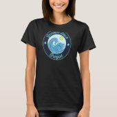 Gleneden Beach oder Oregon Souvenir Nautical Surfe T-Shirt (Vorderseite)