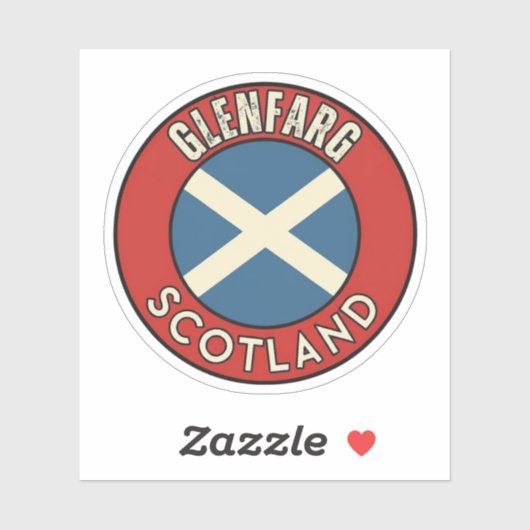 Glenfarg, Schottland Aufkleber (Blatt)