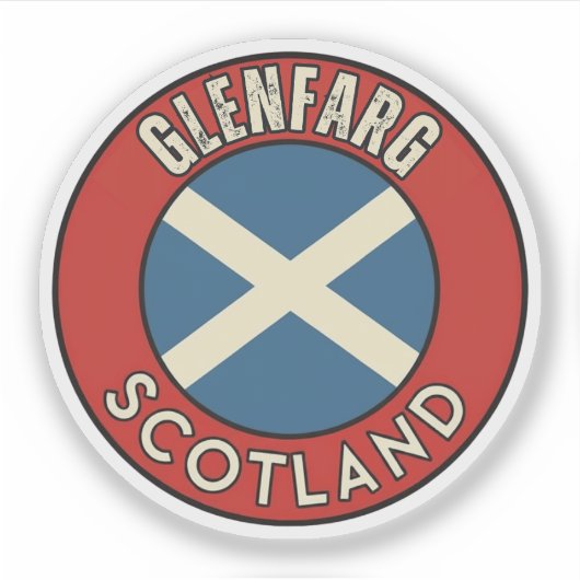 Glenfarg, Schottland Aufkleber (Vorderseite)