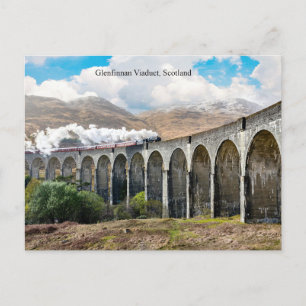 Glenfinnan Viaduct, Schottland Postkarte