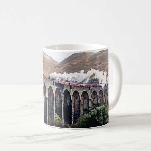 Glenfinnan viadukt Dampfzug Tasse (VorderseiteRechts)
