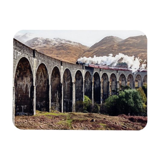 Glenfinnan viadukt Dampfzugmagnet Magnet (Horizontal)