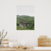 Glenfinnan Viadukt, Schottland Travel Artwork Poster (Küche)