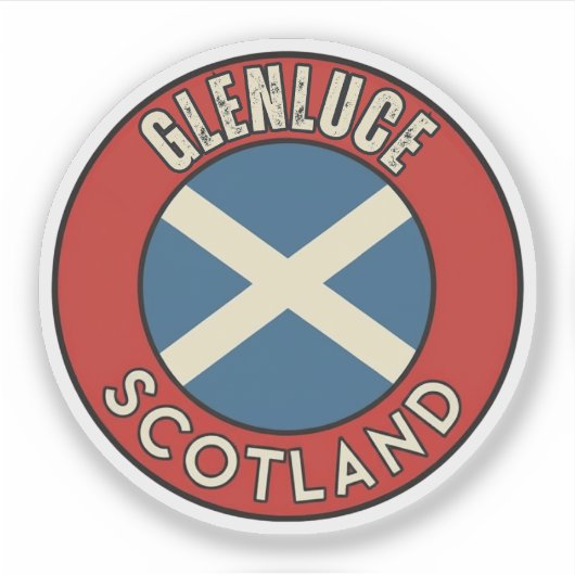 Glenluce, Schottland Aufkleber (Vorderseite)