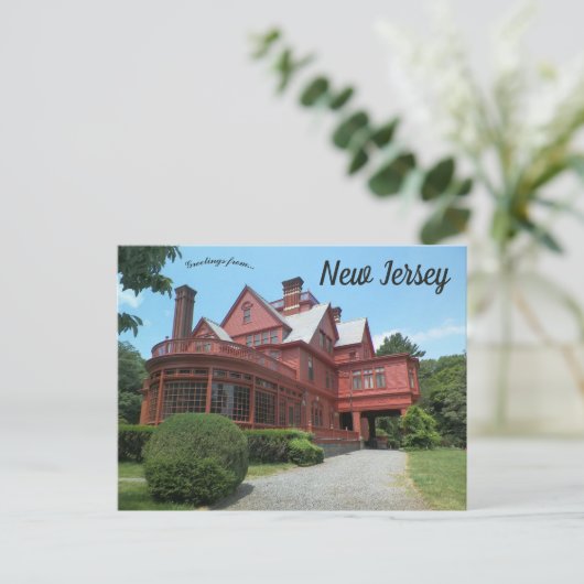 Glenmont Anwesen Zuhause von Thomas Edison New Jer Postkarte (Stehend Vorderseite)