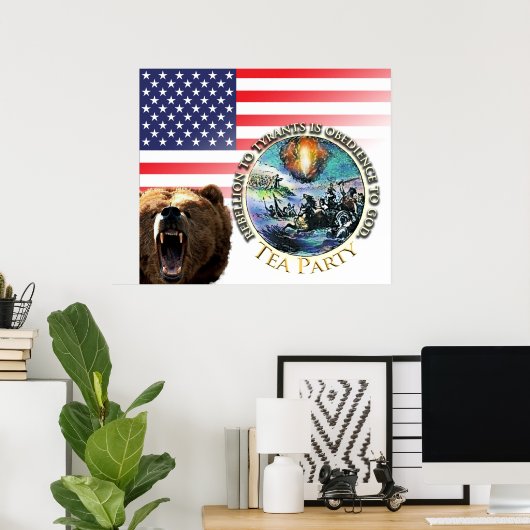 Glenn Beck Tea Party Posters Poster (Heimbüro)