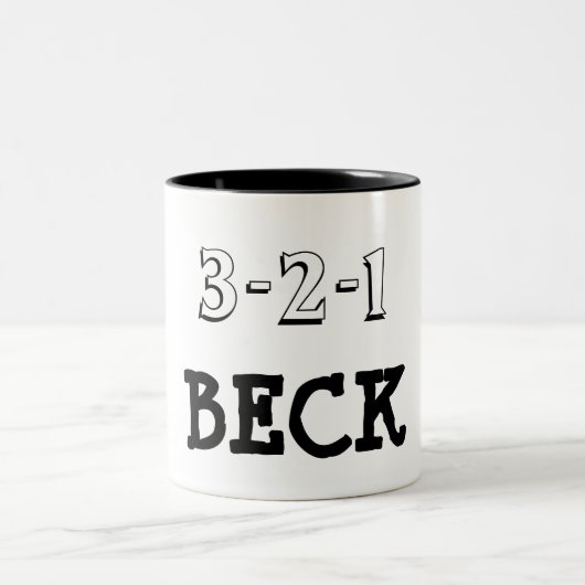 Glenn Beck Zweifarbige Tasse (Mittel)