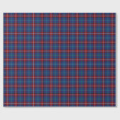 Glenn Clan Tartan Irish Kariert Pattern Geschenkpapier (Flach)