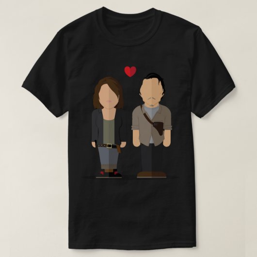 Glenn & Maggie TWD Sticker.png T-Shirt (Design vorne)