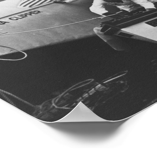 Glenn Martin w/China Clipper Poster (Ecke)